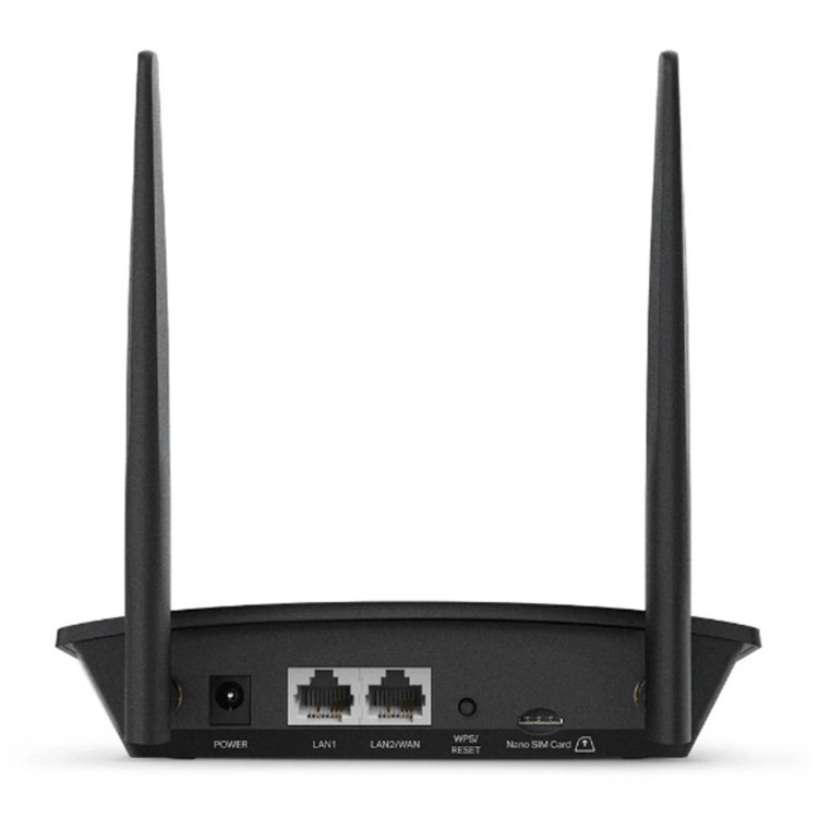 مودم روتر 4G LTE بی سیم TP-Link 300Mbps مدل TL-MR100- مشکی (گارانتی 34 ماهه پانا)