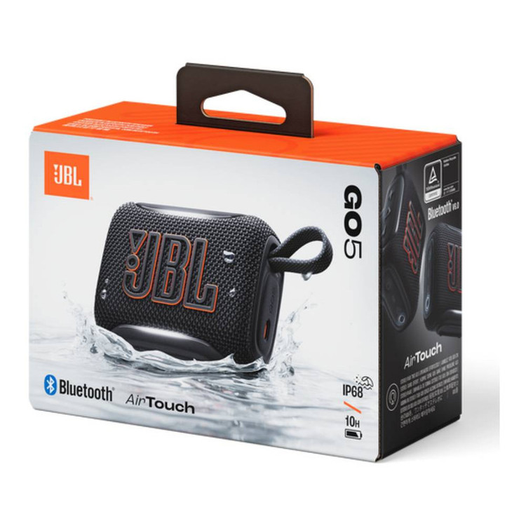 اسپیکر بی سیم JBL مدل Go 5 - مشکی (گارانتی 18 ماهه شرکتی)