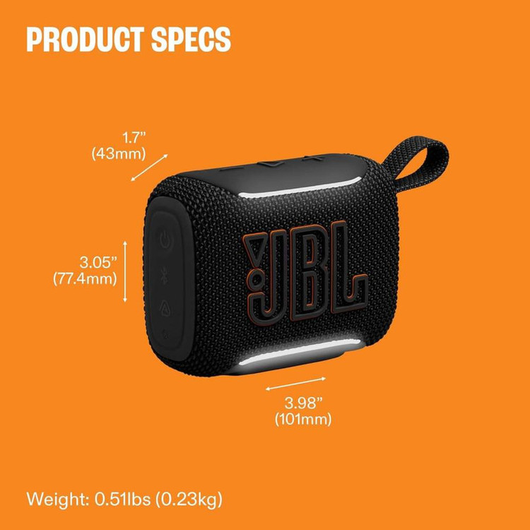 اسپیکر بی سیم JBL مدل Go 5 - مشکی (گارانتی 18 ماهه شرکتی)