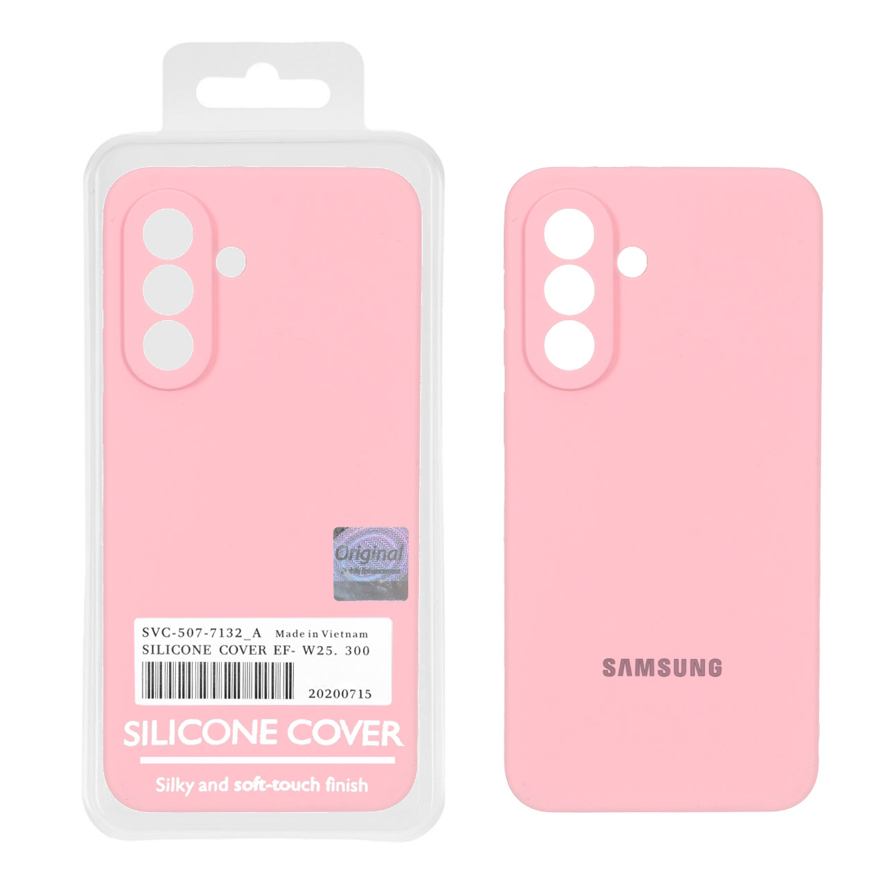 قاب سیلیکونی پاک کنی اورجینال Master Quality مدل Samsung Galaxy A37 -صورتی