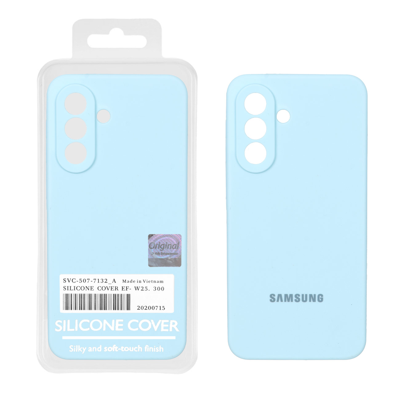 قاب سیلیکونی پاک کنی اورجینال Master Quality مدل Samsung Galaxy A37 - آبی