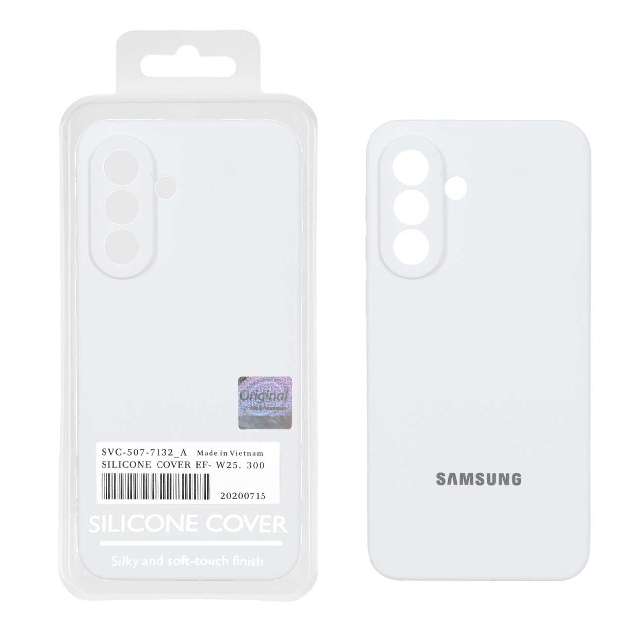 قاب سیلیکونی پاک کنی اورجینال Master Quality مدل Samsung Galaxy A37 - سفید