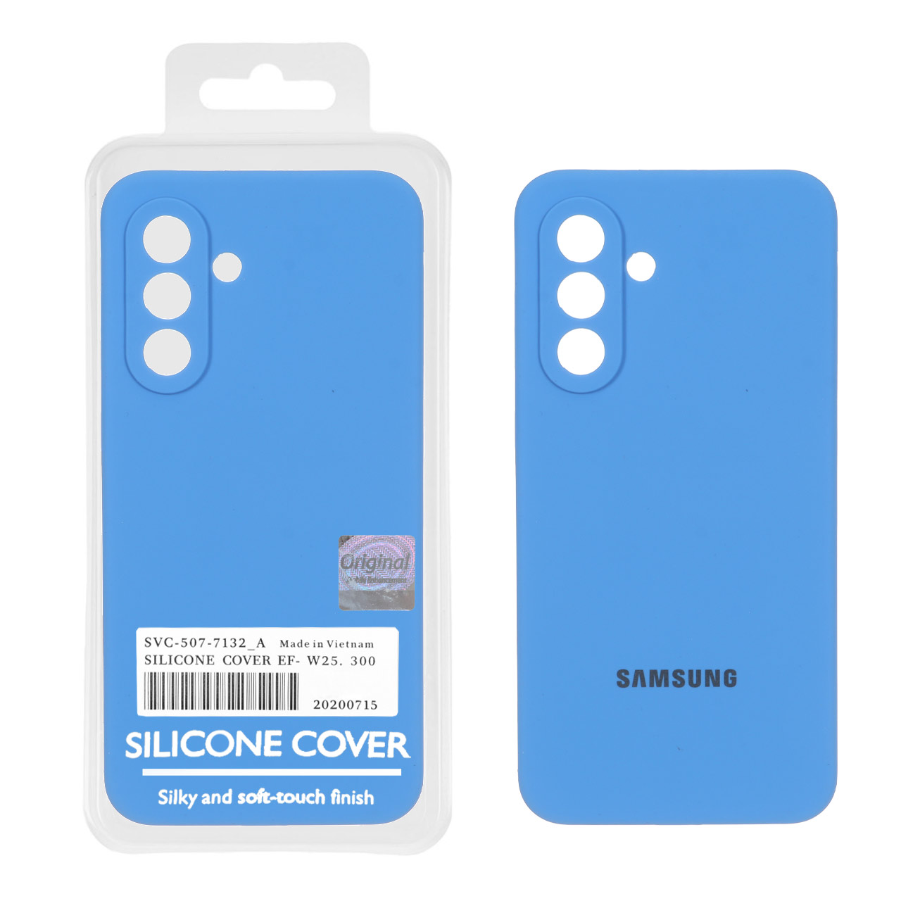 قاب سیلیکونی پاک کنی اورجینال Master Quality مدل Samsung Galaxy A37 - آبی