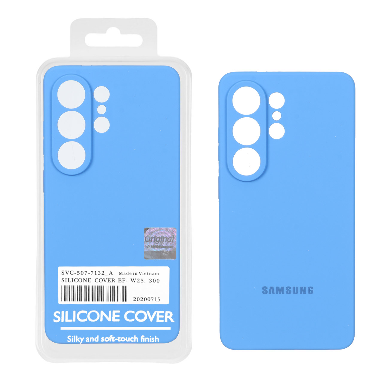 قاب سیلیکونی پاک کنی اورجینال Master Quality مدل Samsung Galaxy S26 Ultra - آبی