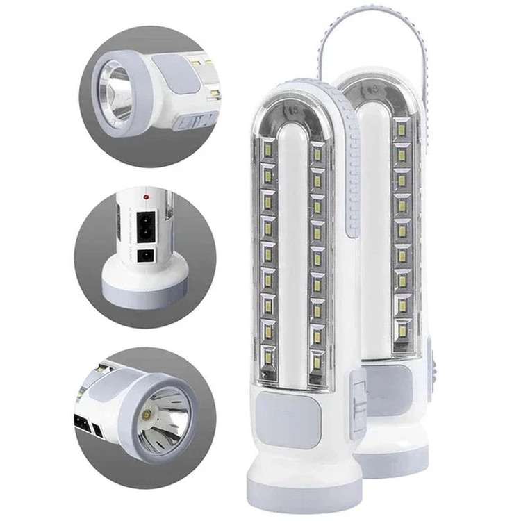 لامپ شارژی HGDUE مدل HG-7102 LED - سفید