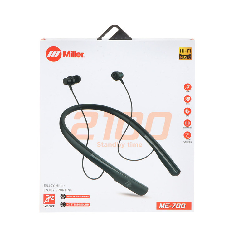 هندزفری گردنی لمسی Miller مدل ME-700 - مشکی (گارانتی پارتیان پایا)
