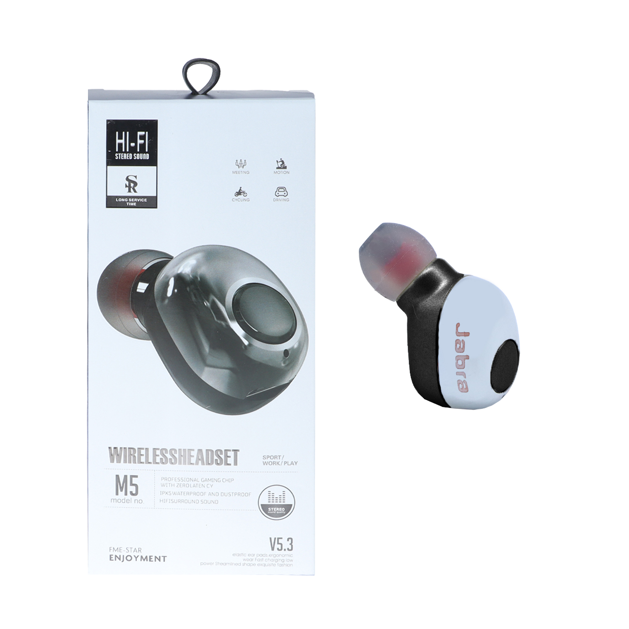 هندزفری بی سیم تک گوش HI-FI مدل M5 - مشکی