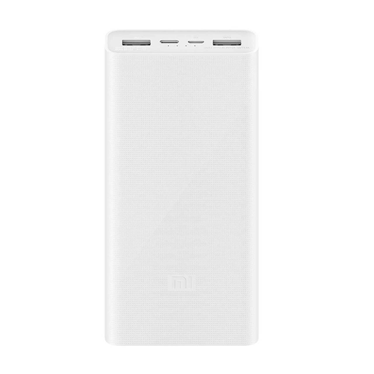 پاوربانک فست شارژ Xiaomi 18W 20000mAh مدل Plm18ZM - سفید - (گارانتی 6 ماهه شرکتی)