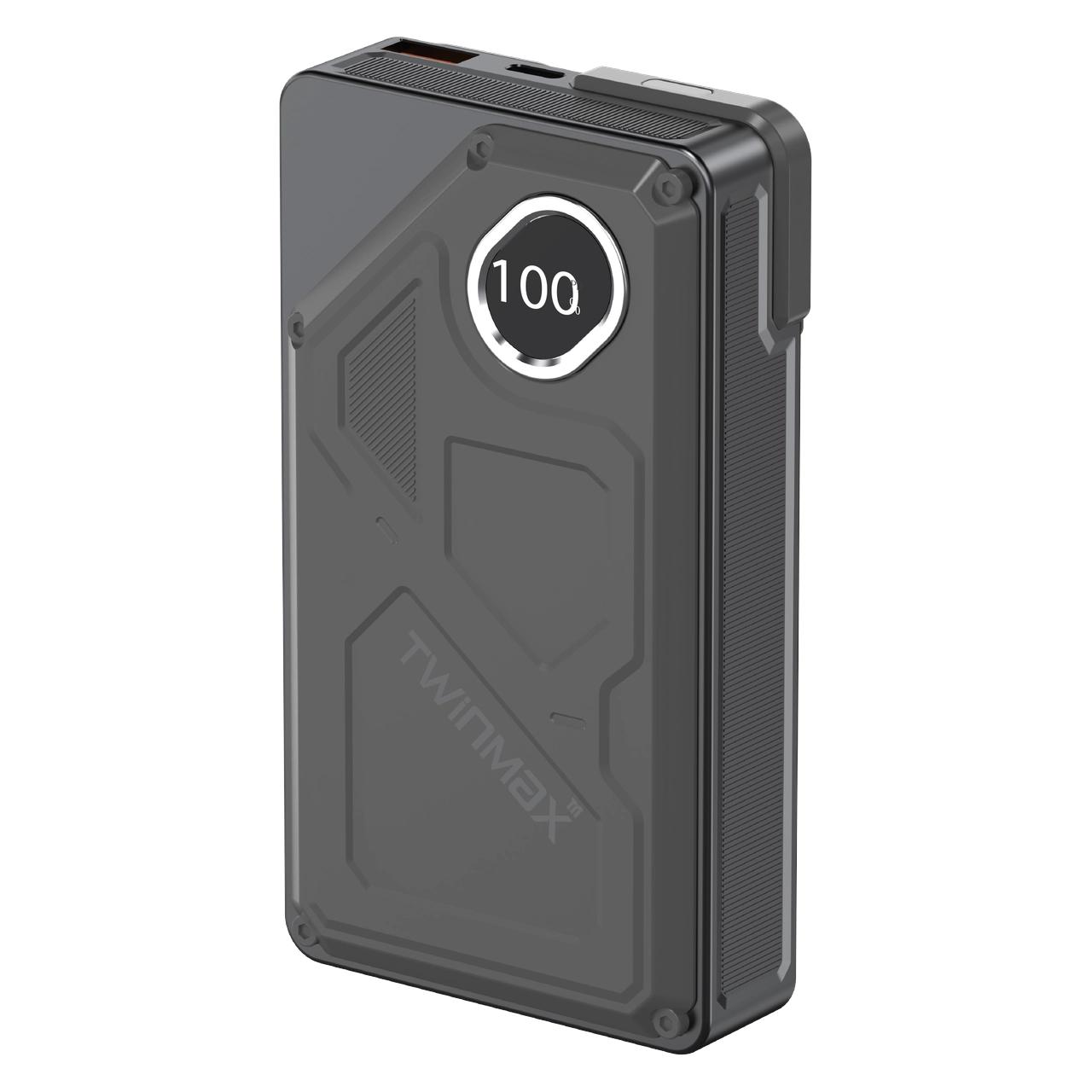 پاوربانک PD و فست شارژ TwinMax 22.5W 20000mAh مدل MZ-17 - مشکی - MMX