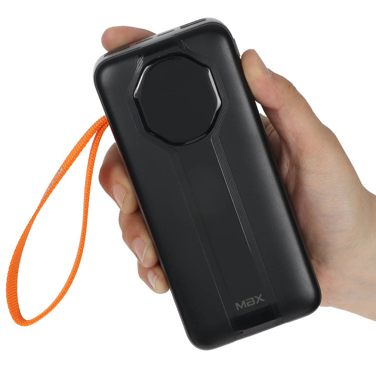 پاوربانک PD و فست شارژ Max 22.5W 30000mAh مدل MZ-15 - مشکی - MMX