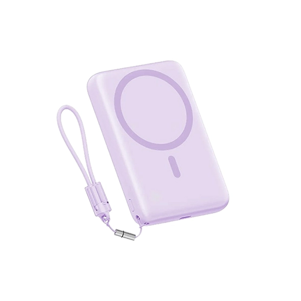 پاوربانک فست شارژ مگنتی QCY 22.5W 10000mAh مدل PBW10A - بنفش (گارانتی تعویض یکساله شرکتی)