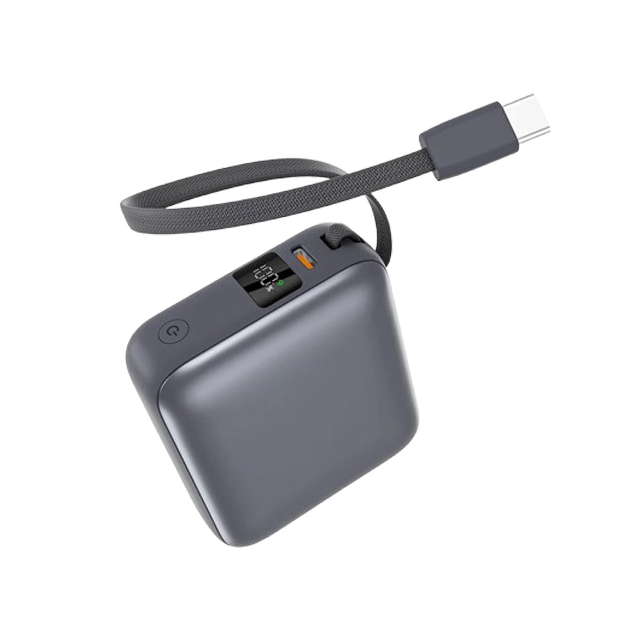 پاوربانک PD و فست شارژ QCY 35W 10000mAh مدل PB10C - خاکستری (گارانتی تعویض یکساله شرکتی)