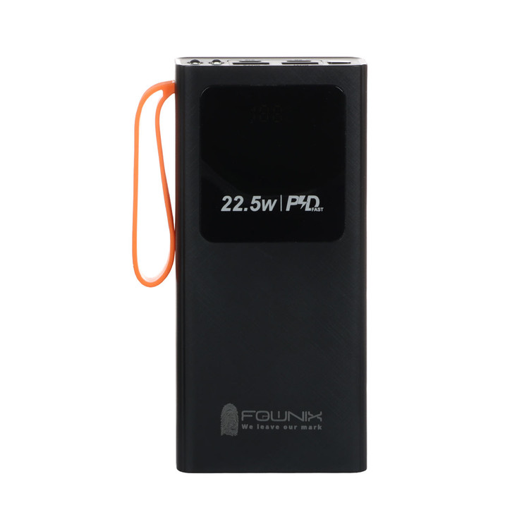 پاوربانک PD و فست شارژ Fownix 22.5W 20000mAh مدل G01 - مشکی