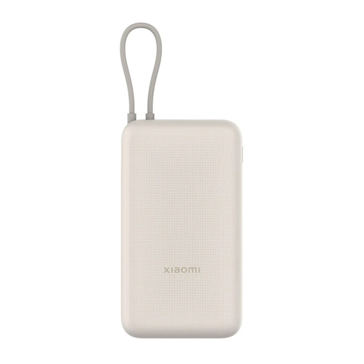 پاوربانک فست شارژ Xiaomi 33W 20000mAh مدل PB2030MI - کرم - اصلی (گارانتی یکساله صدرتل)