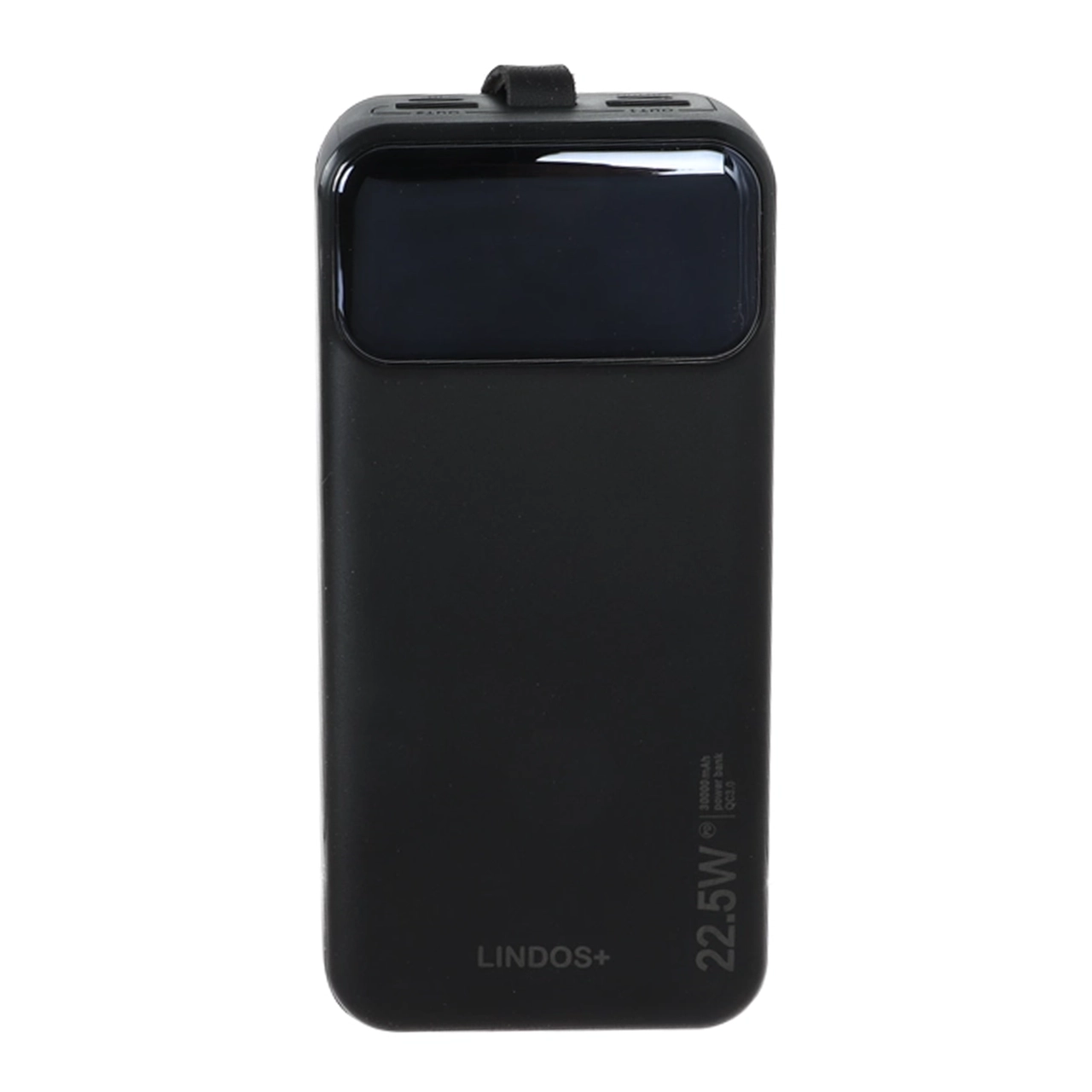 پاوربانک PD و فست شارژ Lindos+ 22.5W 30000mAh مدل LN-06 - مشکی (گارانتی تعویض یکساله شرکتی)