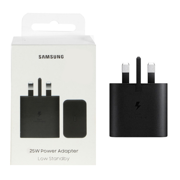شارژر دیواری سه پین تک پورت SAMSUNG 25W مدل T2510 CH ( فست و PD) مشکی - DST ( شش ماهه شرکتی)