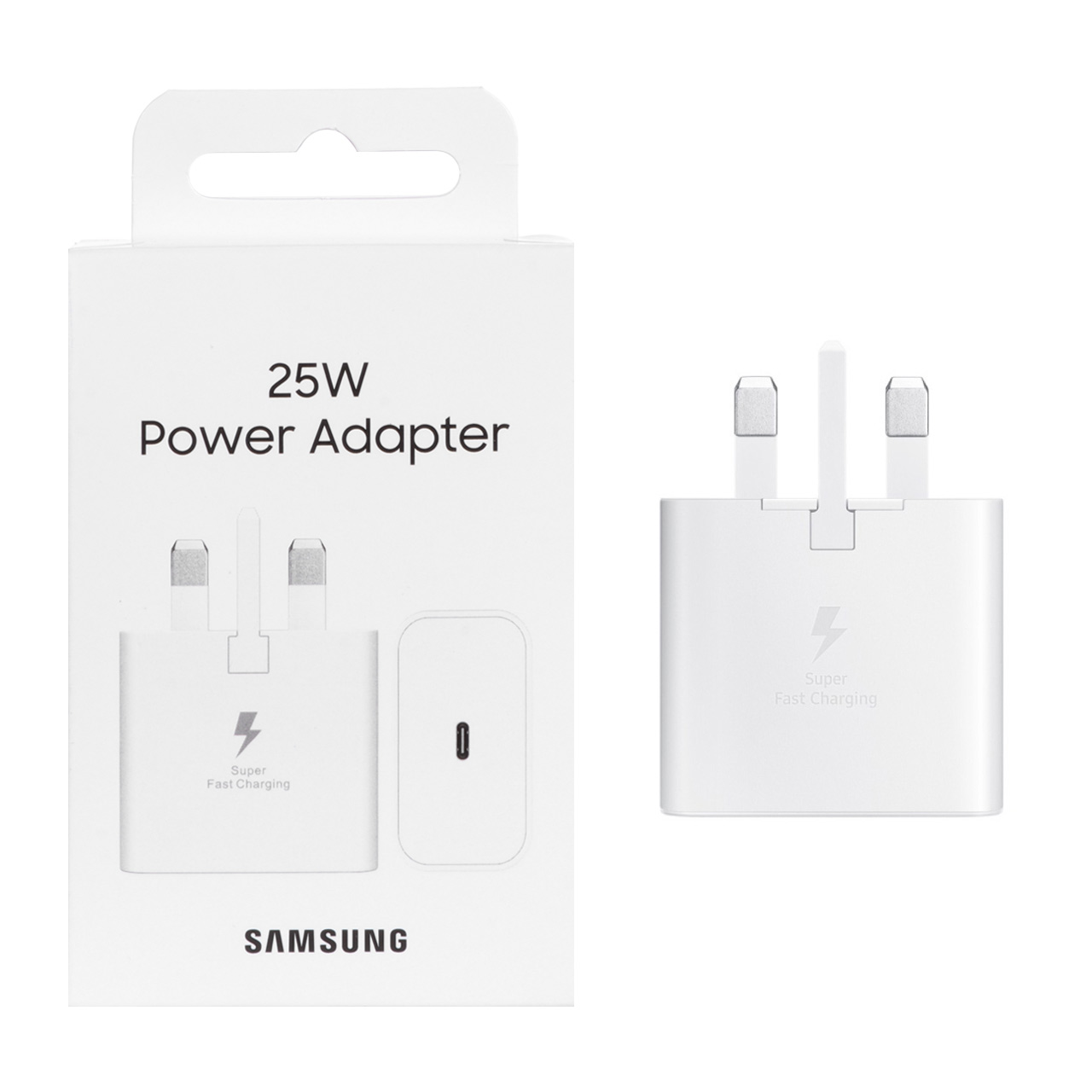 شارژر دیواری سه پین SAMSUNG 25W T2510 ( فست و PD) سفید DST (گارانتی شش ماهه) درجه یک