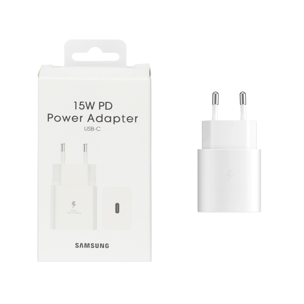 شارژر دیواری فست و PD تک پورت SAMSUNG مدل T1510 15W - سفید (گارانتی پارتیان پایا)