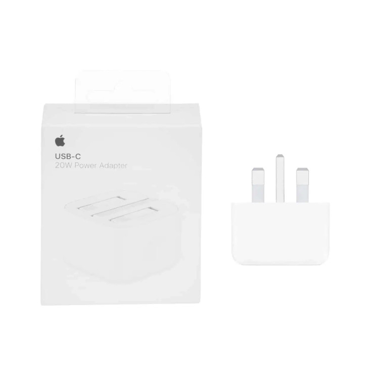 شارژر دیواری اپل سه پین مدل MHJF3B/A 20W - سفید (گارانتی شش ماهه نیکان همراه)