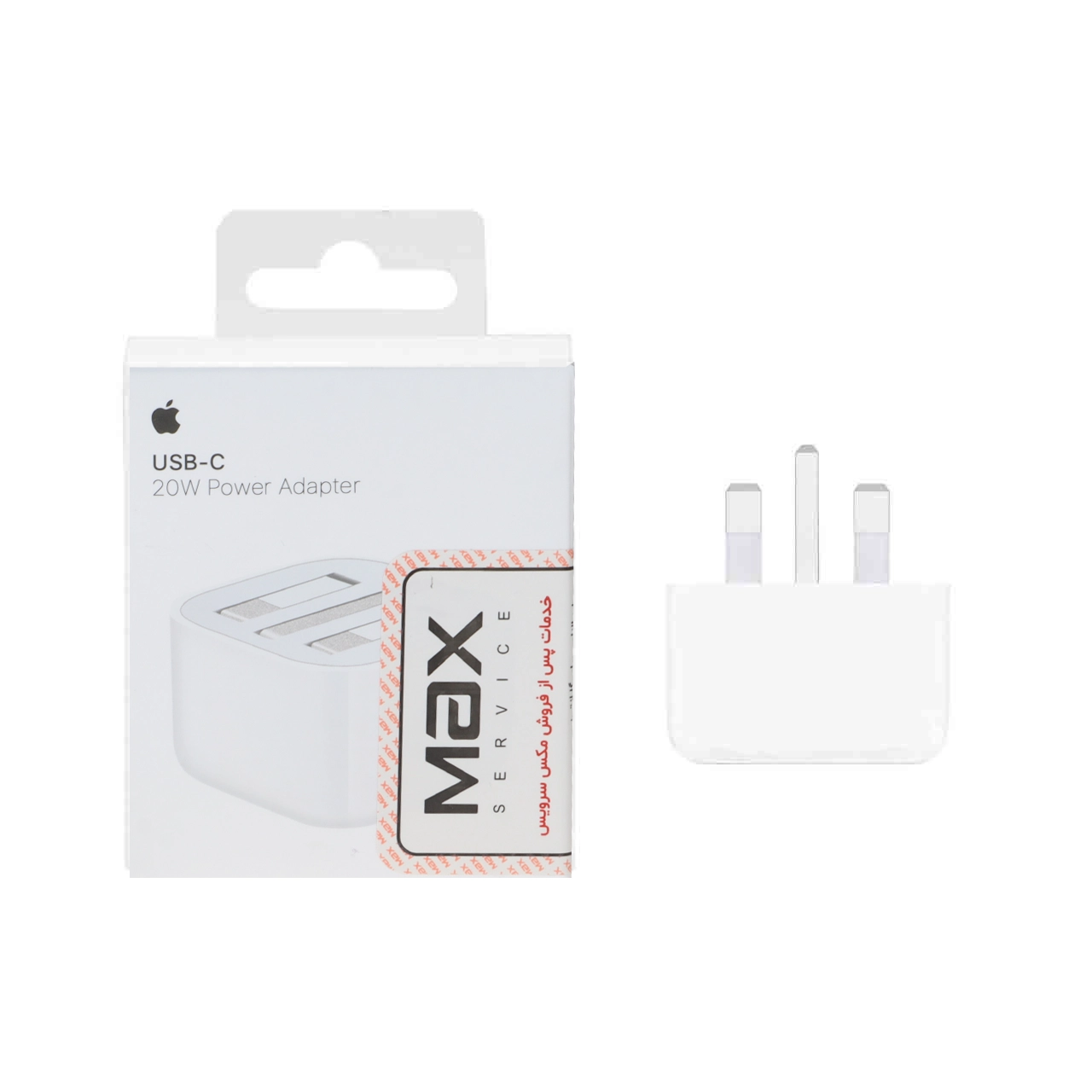 شارژر دیواری اپل 3 پین 20W - B/A - سفید - MMX
