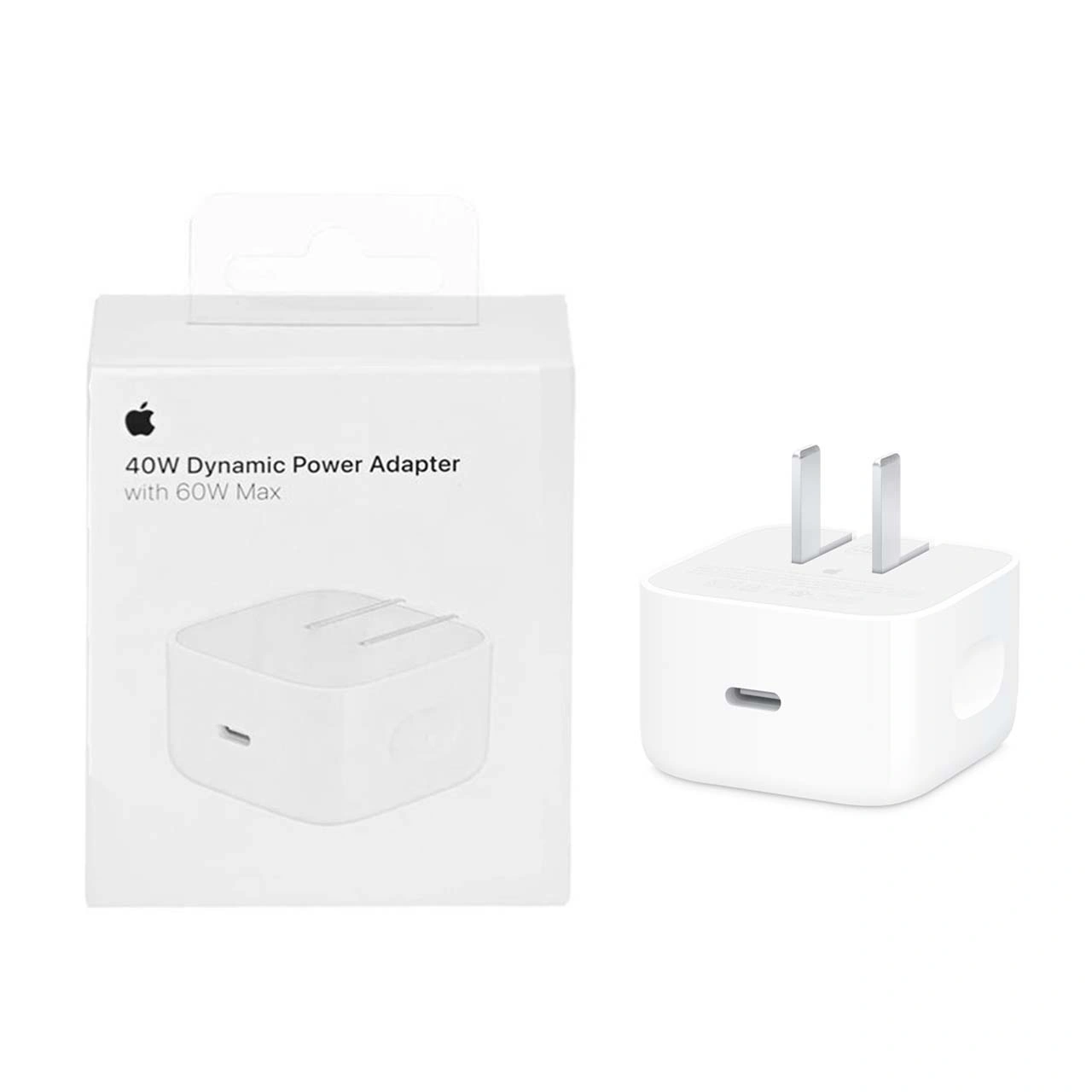 شارژر 40W اپل مدل Dynamic Power Adapter with 60W Max - اصل چین (گارانتی یکساله شرکتی)