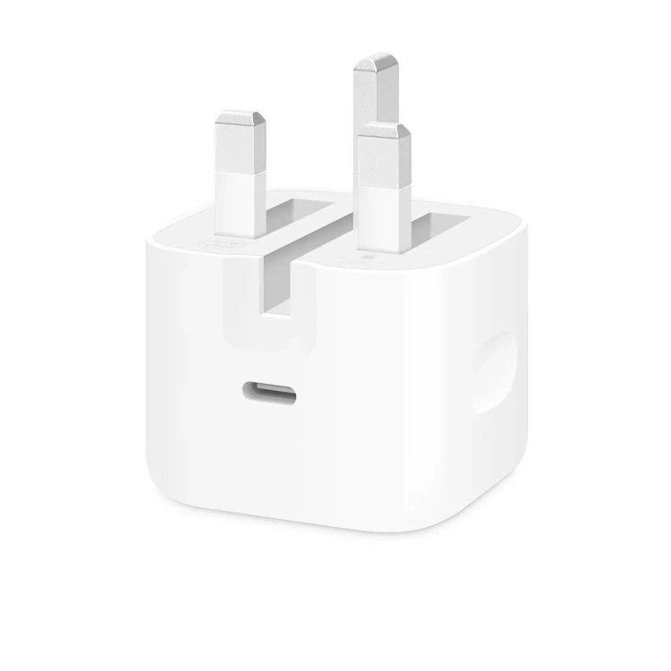 شارژر دیواری سه پین Apple مدل MGTV4ZE/A A3353 40W With 60W Max - سفید - ASP (گارانتی 18 ماهه آروین)