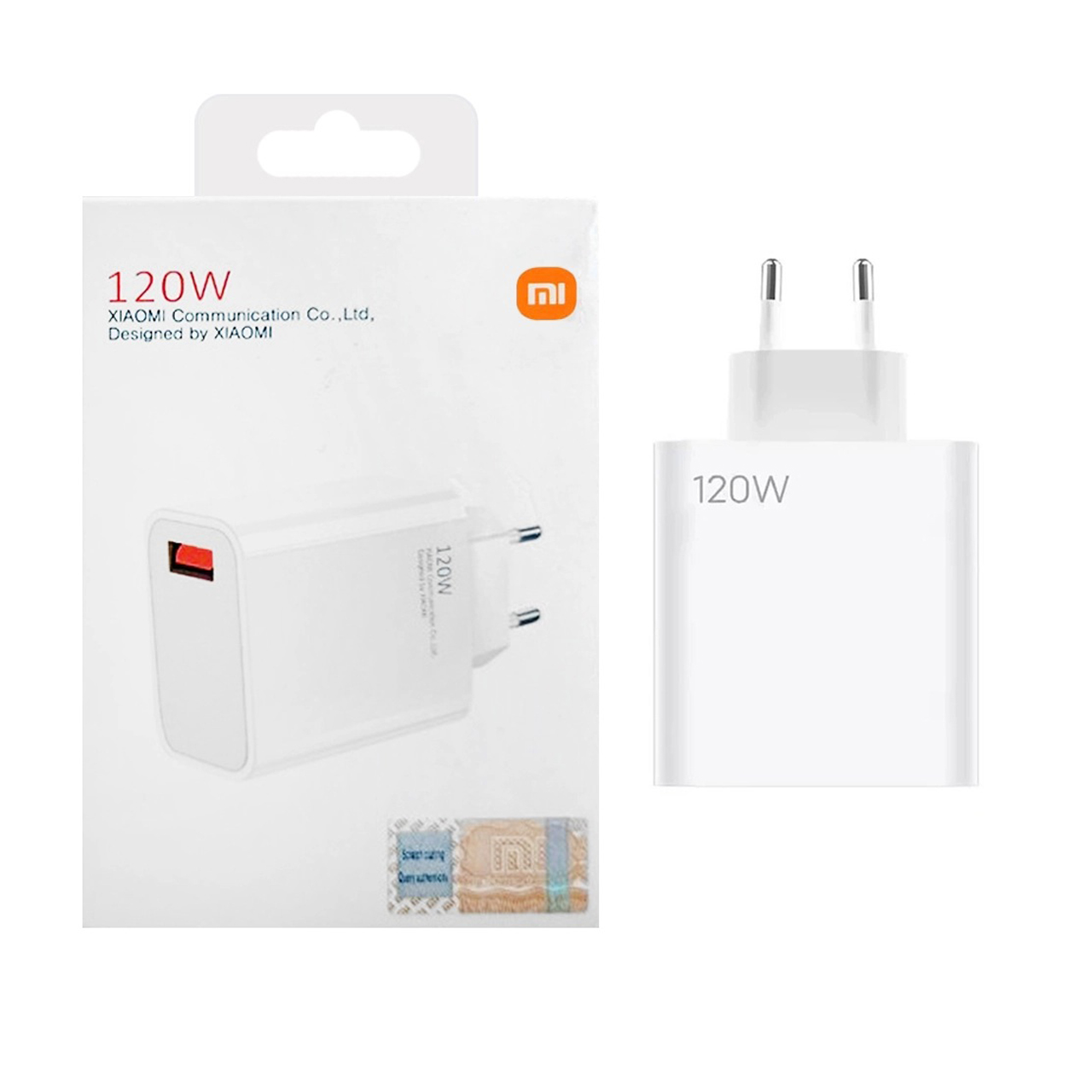 شارژر دیواری فست تک پورت Xiaomi مدل MDY-11-EZ 120W - سفید - KZN (اصل چین) (گارانتی شش ماهه Kezen)
