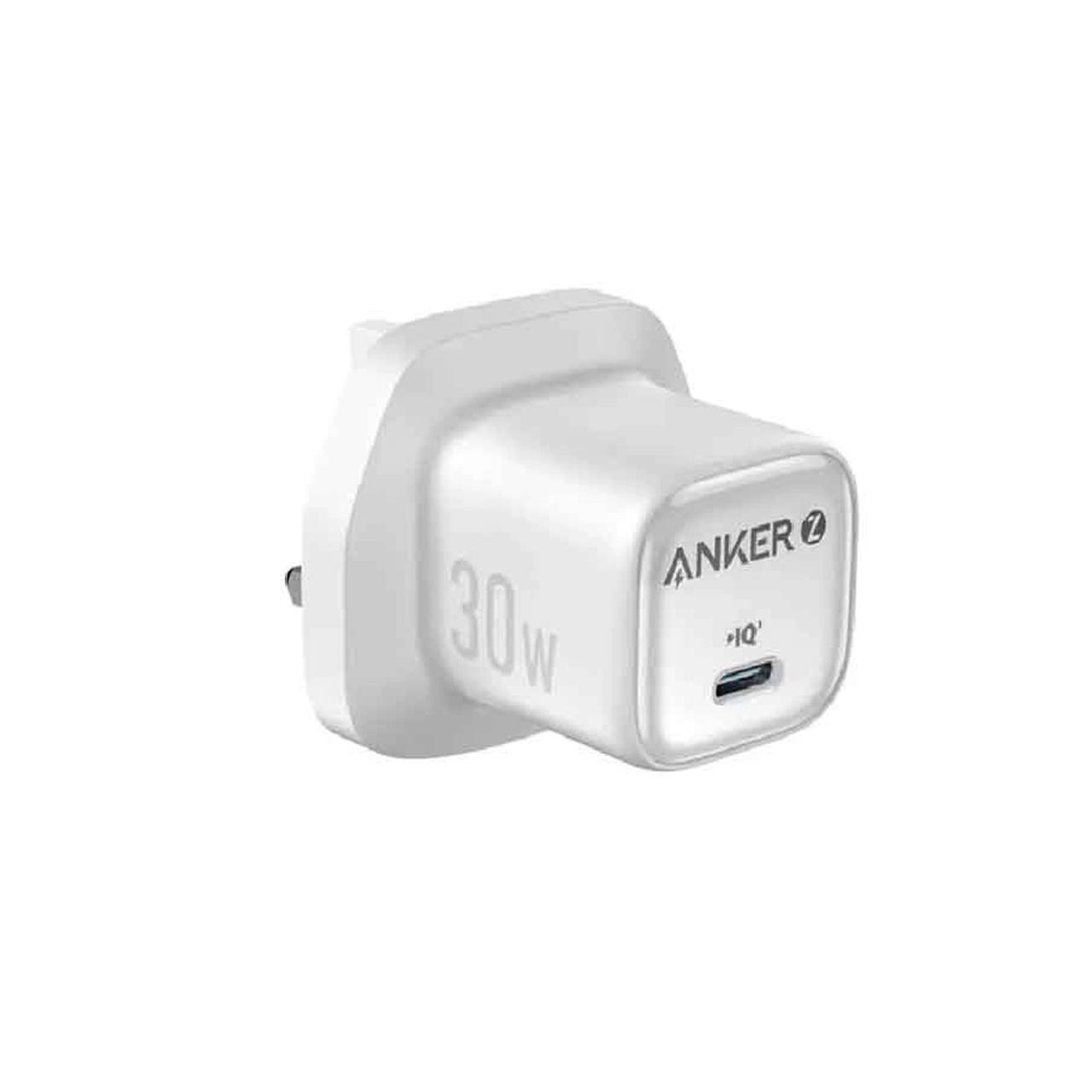 شارژر دیواری PD و فست تک پورت ANKER مدل A2698K21 با توان 30W و تکنولوژی IQ3 - سفید (گارانتی 18 ماهه شرکتی)