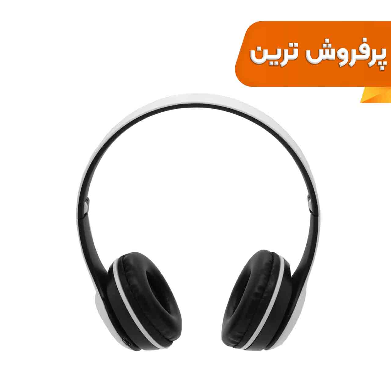 هدفون بی سیم مدل P47-سفید مشکی