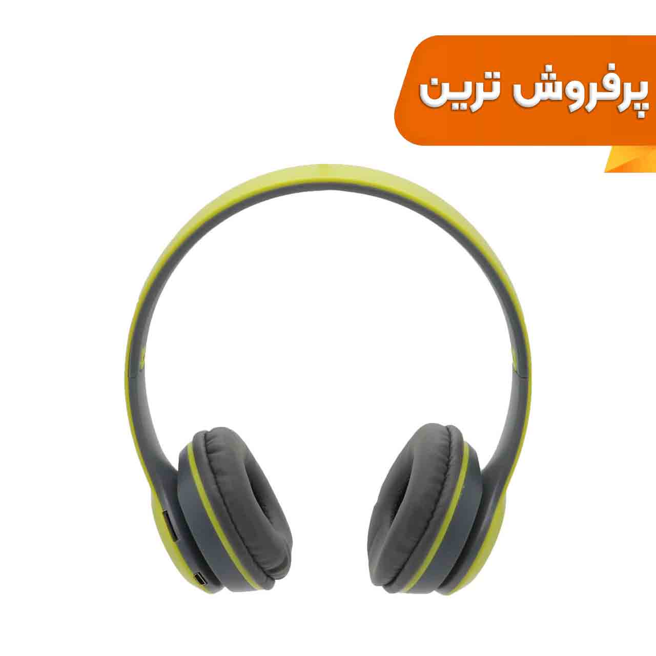 هدفون بی سیم مدل P47-طوسی فسفری