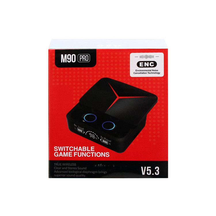 شارژرایرفون بی سیم گیمینگ مدل M90 Pro - مشکی