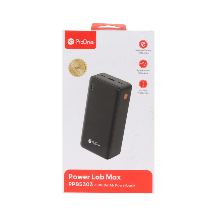 پاوربانک فست شارژ ProOne 22.5W 30000mAh مدل PPB5303 - سفید (یکساله کاوان)
