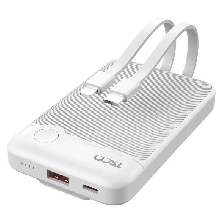 پاوربانک فست شارژ TSCO 10000mAh مدل TP 1011 22.5W - سفید