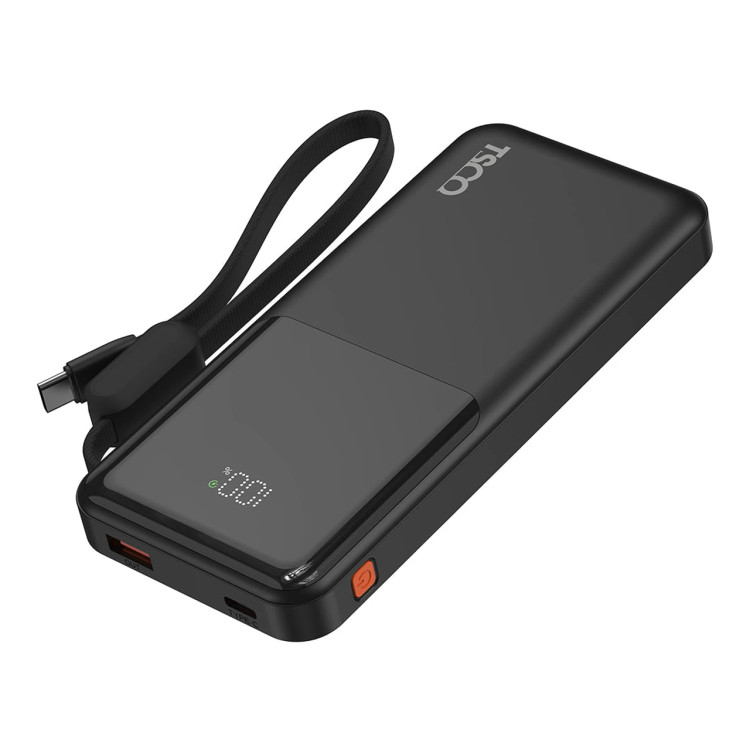 پاوربانک فست شارژ TSCO 10000mAh مدل TP 1013 22.5W - مشکی (گارانتی 12 ماهه TSCO)