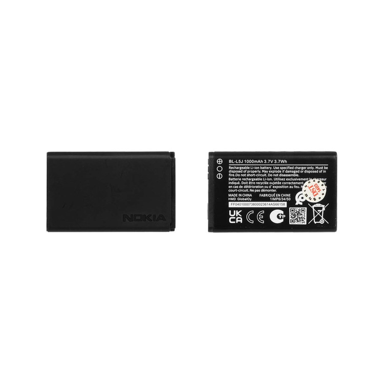 باتری موبایل Nokia مدل BL-L5J با ظرفیت 1000mAh - اصلی - DST (گارانتی شش ماهه)