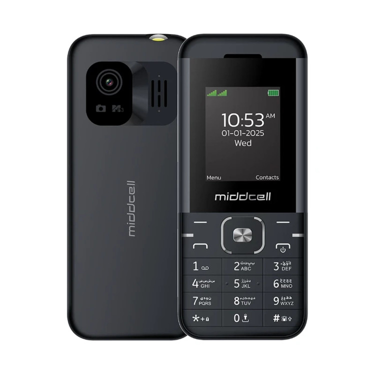 گوشی موبایل Middcell مدل M5310 - مشکی خاکستری