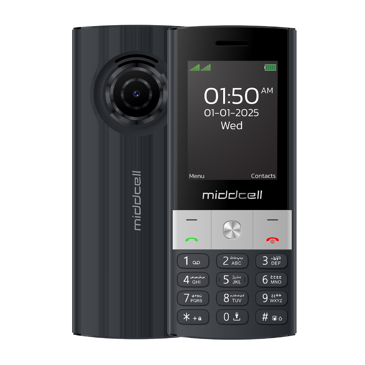 گوشی موبایل Middcell مدل M150 - مشکی