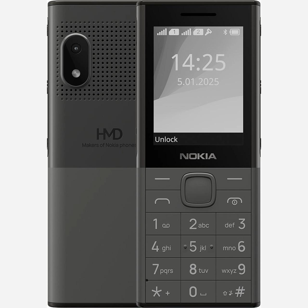 گوشی موبایل Nokia مدل 150-2025 دو سیم‌ کارت - خاکستری تیره (مونتاژ ایران)