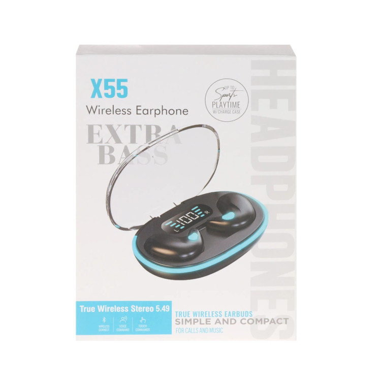 ایرفون بی سیم مدل X55 - زرد