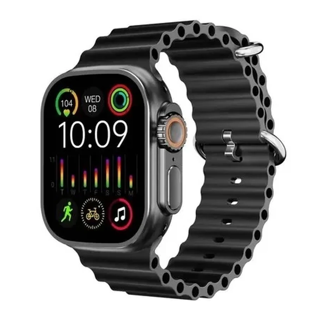 ساعت هوشمند KEQIWEAR مدل KW82 Ultra 3 - مشکی